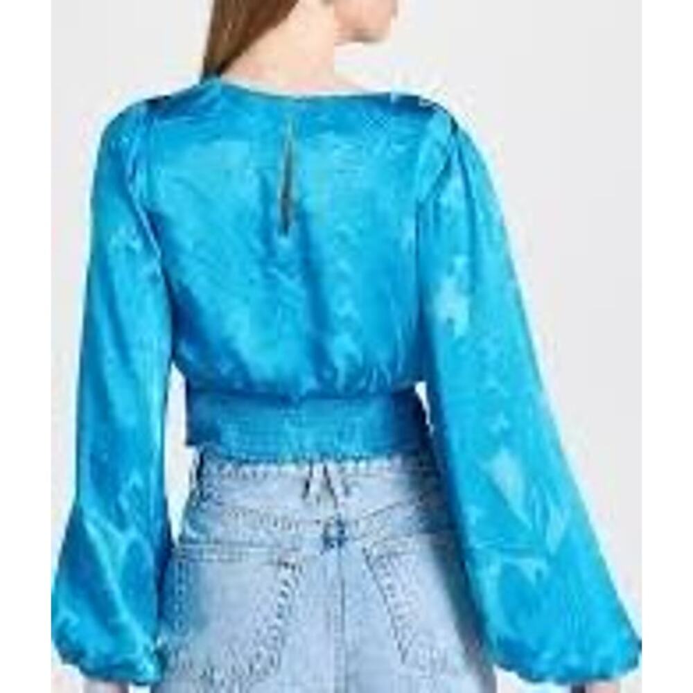 NWT Ramy Brook Connor Bouse, Blue, Size XL - Picture 7 of 7